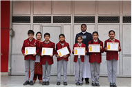 Certificate Distribution For Frog Race, 50 Meter Race and 100 Meter Race At Junior Wing
