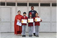 Certificate Distribution For Frog Race, 50 Meter Race and 100 Meter Race At Junior Wing