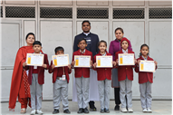 Certificate Distribution For Frog Race, 50 Meter Race and 100 Meter Race At Junior Wing