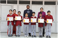Certificate Distribution For Frog Race, 50 Meter Race and 100 Meter Race At Junior Wing