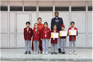 Certificate Distribution For Frog Race, 50 Meter Race and 100 Meter Race At Junior Wing