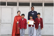Certificate Distribution For Frog Race, 50 Meter Race and 100 Meter Race At Junior Wing