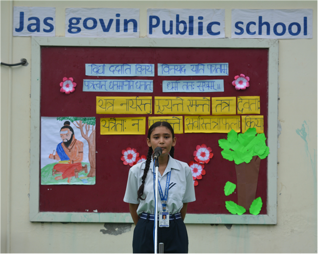 Assembly Highlights! Grade 9B, 4B & Sanskrit Assembly by Grade 8