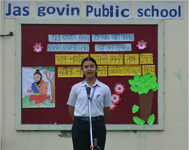 Assembly Highlights! Grade 9B, 4B & Sanskrit Assembly by Grade 8
