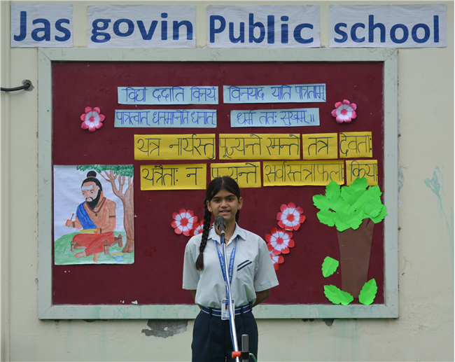 Assembly Highlights! Grade 9B, 4B & Sanskrit Assembly by Grade 8