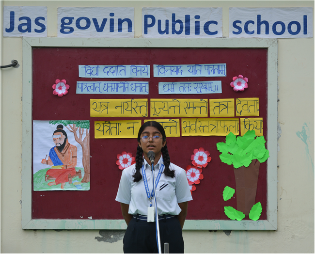 Assembly Highlights! Grade 9B, 4B & Sanskrit Assembly by Grade 8