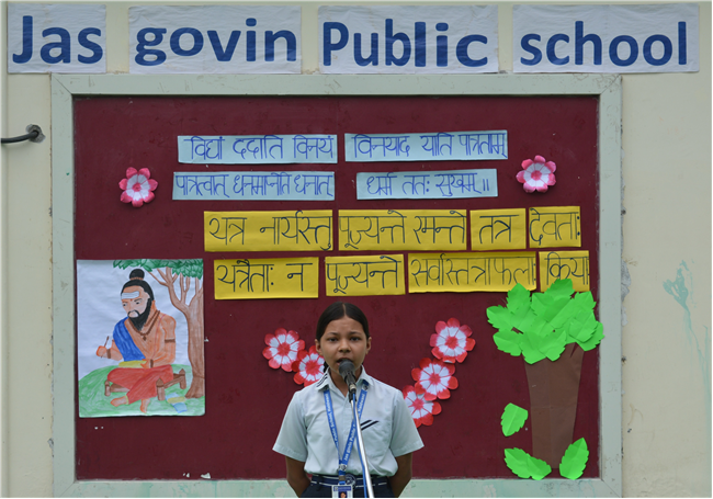 Assembly Highlights! Grade 9B, 4B & Sanskrit Assembly by Grade 8