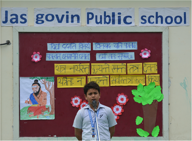 Assembly Highlights! Grade 9B, 4B & Sanskrit Assembly by Grade 8
