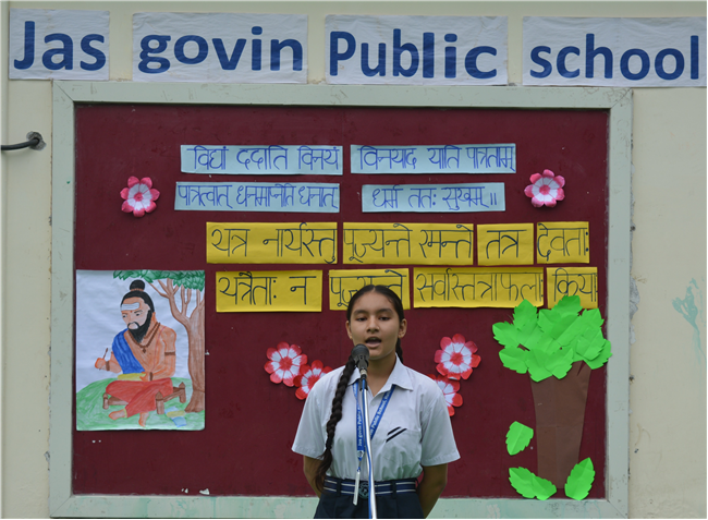 Assembly Highlights! Grade 9B, 4B & Sanskrit Assembly by Grade 8