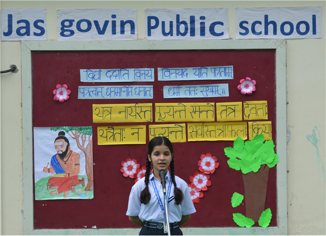 Assembly Highlights! Grade 9B, 4B & Sanskrit Assembly by Grade 8