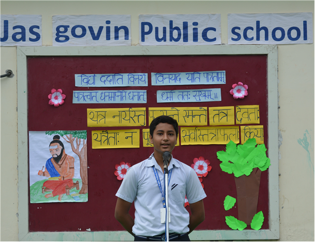 Assembly Highlights! Grade 9B, 4B & Sanskrit Assembly by Grade 8