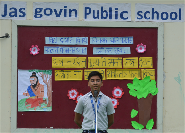 Assembly Highlights! Grade 9B, 4B & Sanskrit Assembly by Grade 8