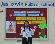 Assembly Highlights! Grade 9B, 4B & Sanskrit Assembly by Grade 8