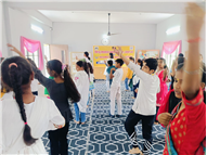 Kathak workshop at GMPS day 4