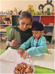 Activity Pencil shaving butterfly & flower art