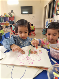 Activity Pencil shaving butterfly & flower art
