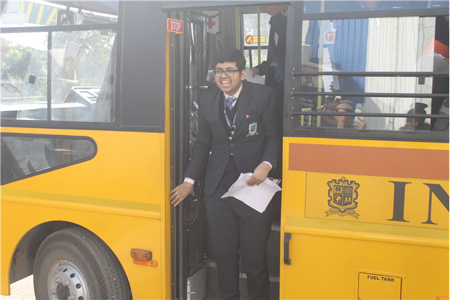 Class XI Commerce students on a field visit to Belwal Bhog Atta