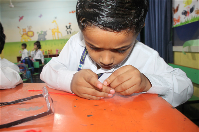 Rakhi Making Activity For Classes (Nursery-2)