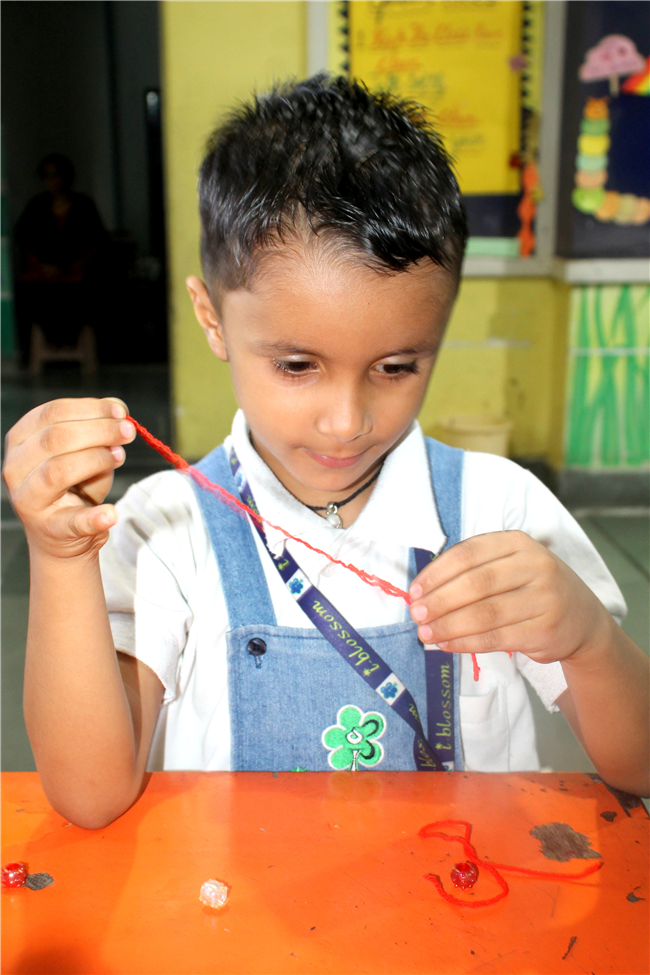 Rakhi Making Activity For Classes (Nursery-2)