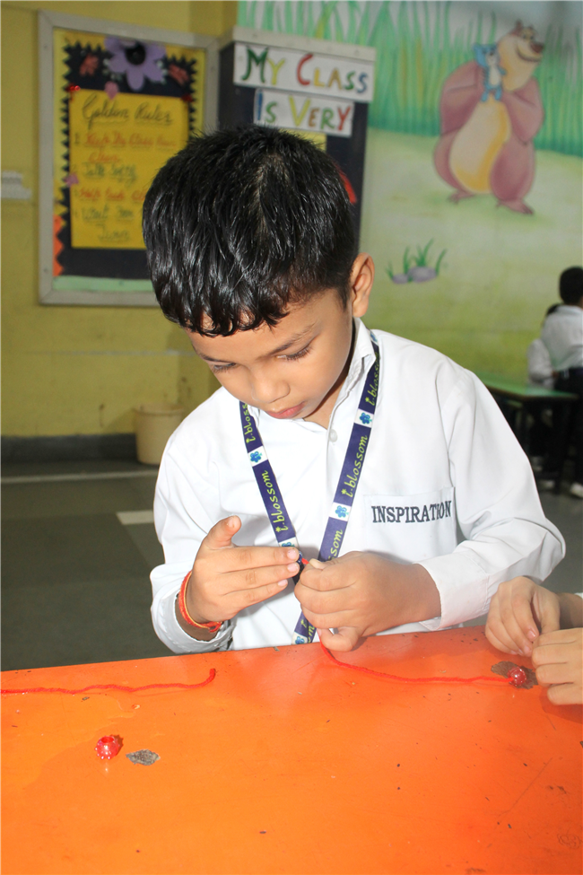 Rakhi Making Activity For Classes (Nursery-2)