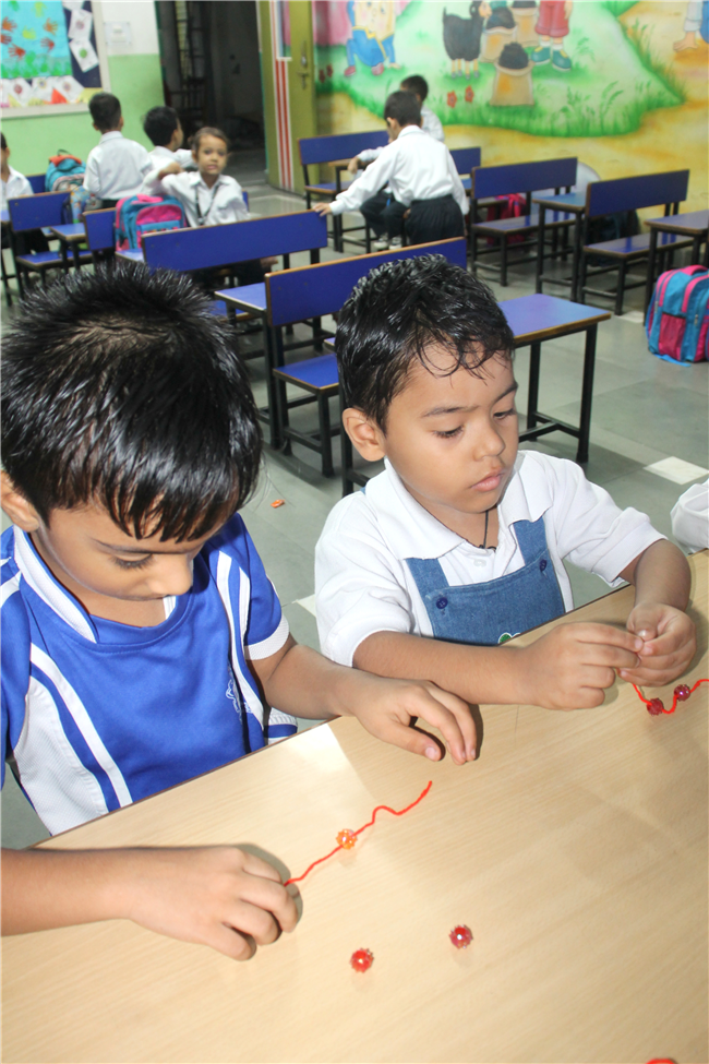 Rakhi Making Activity For Classes (Nursery-2)