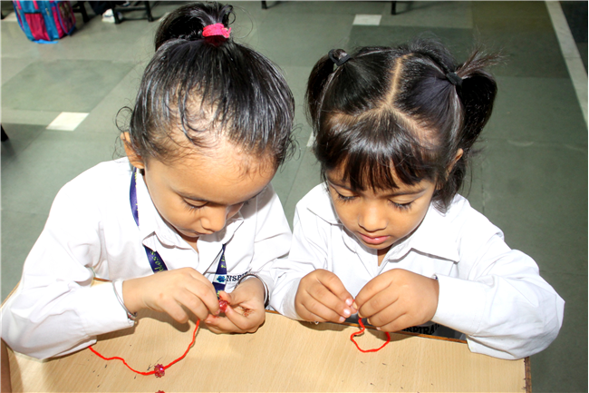 Rakhi Making Activity For Classes (Nursery-2)