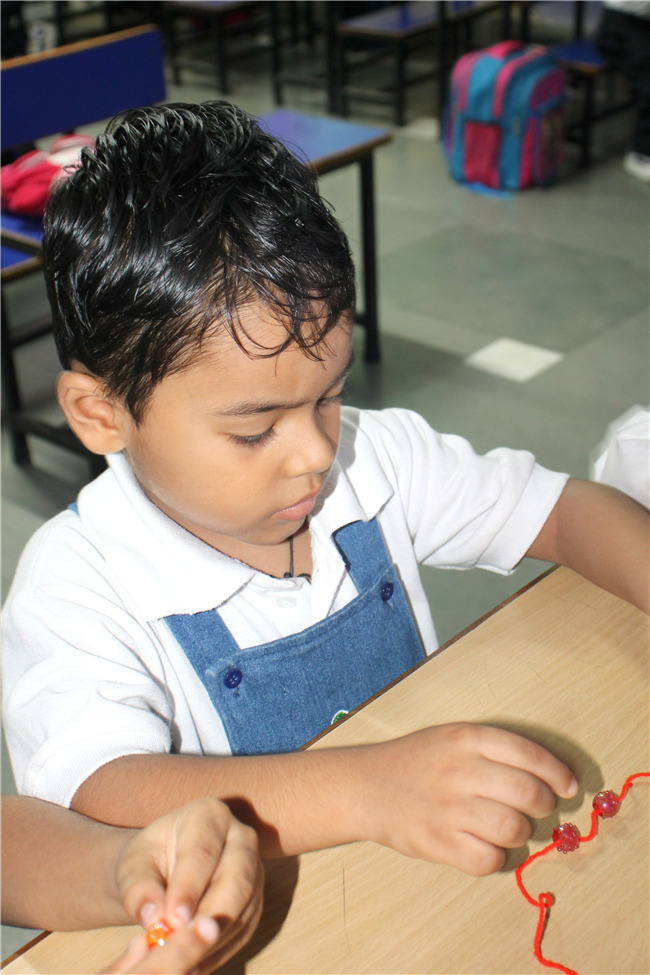 Rakhi Making Activity For Classes (Nursery-2)