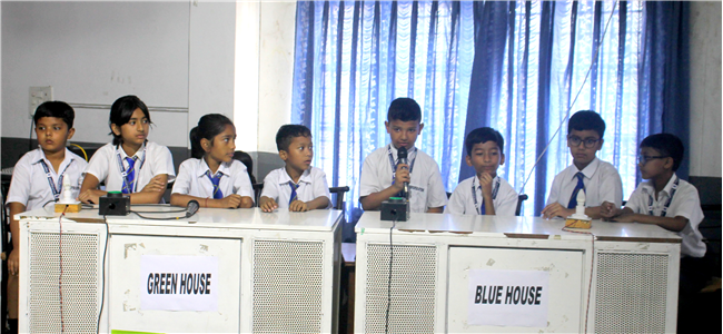 Inter-House General Knowledge Quiz Competition.