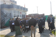 Class XI Commerce students on a field visit to Belwal Bhog Atta