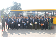 Class XI Commerce students on a field visit to Belwal Bhog Atta