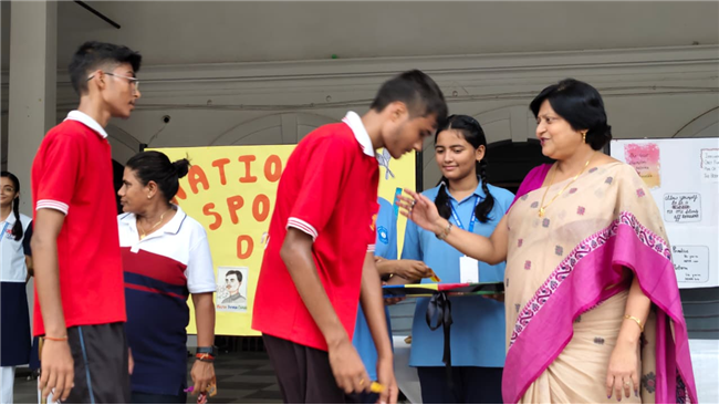 JT Golden Jubilee School Organised Basketball Exhibition Match