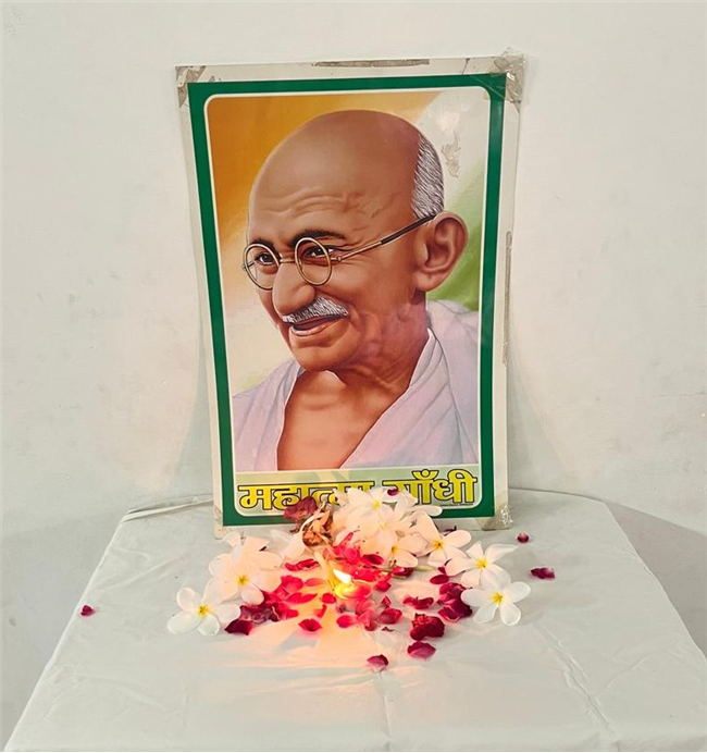 GANDHI JAYANTI CELEBRATION AT JAGRITI LORETO VIDYALAYA