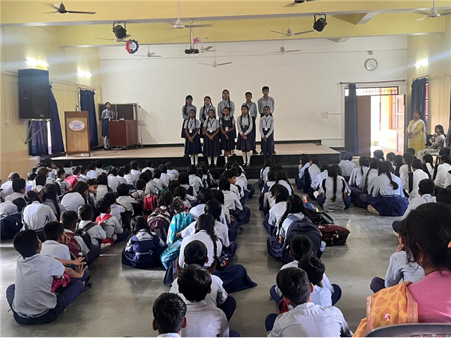 GANDHI JAYANTI CELEBRATION AT JAGRITI LORETO VIDYALAYA