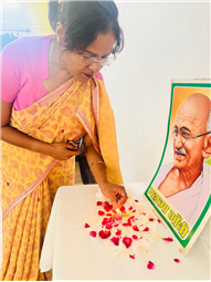 GANDHI JAYANTI CELEBRATION AT JAGRITI LORETO VIDYALAYA