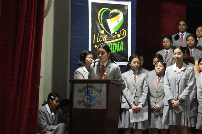 Pre-Independence Day Celebration (14th August), Senior School