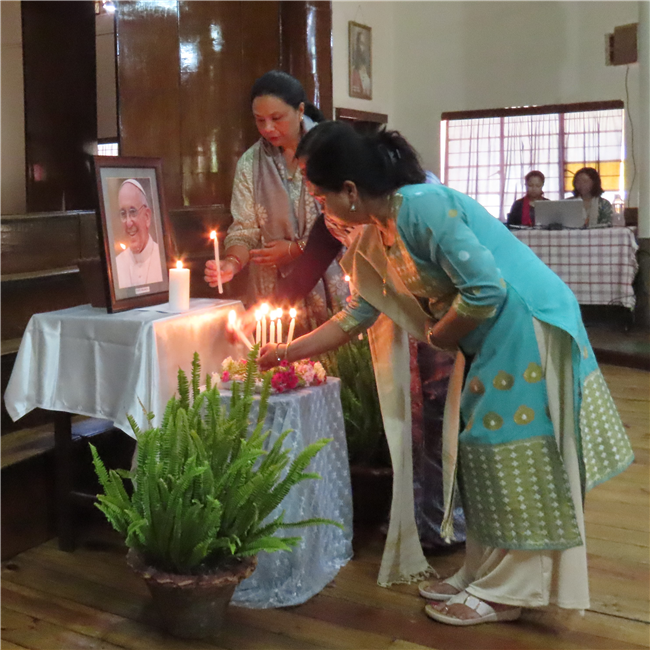 A solemn prayer service