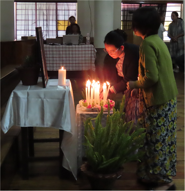 A solemn prayer service