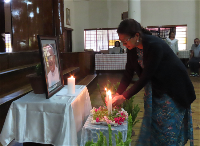 A solemn prayer service