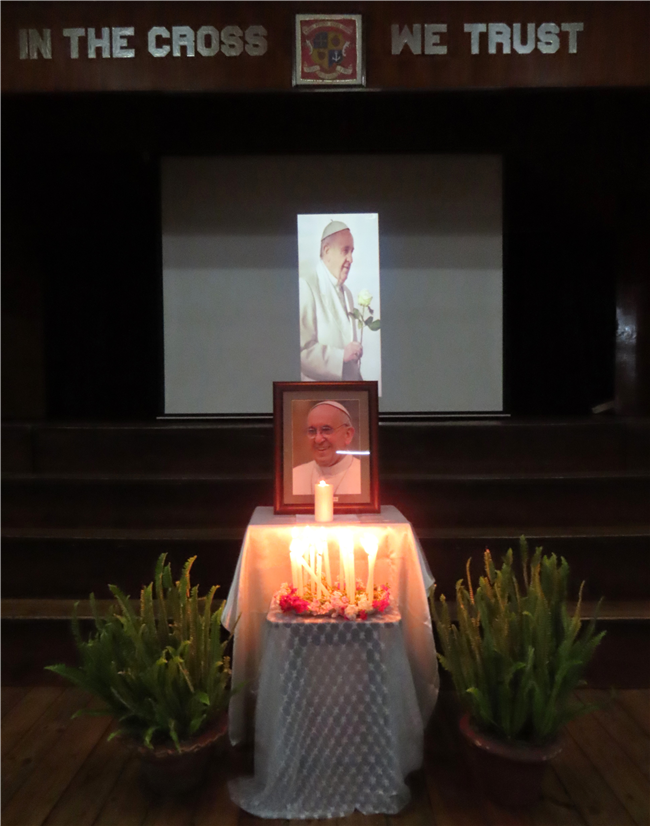 A solemn prayer service