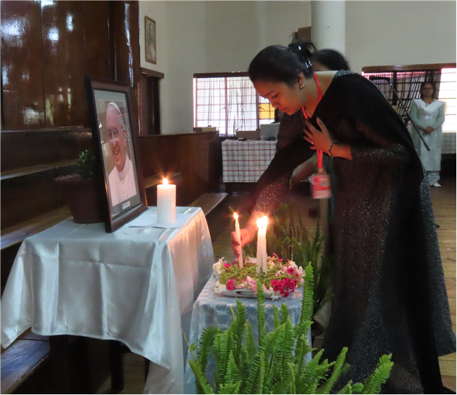 A solemn prayer service