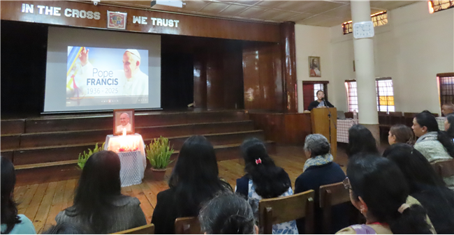A solemn prayer service
