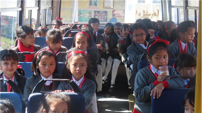 Classes Kg to II went for Educational Tour