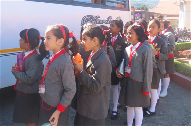 Classes Kg to II went for Educational Tour