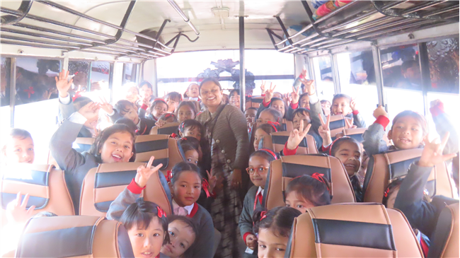 Classes Kg to II went for Educational Tour