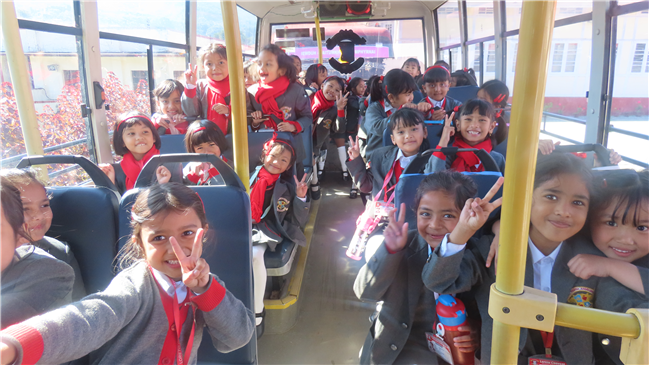 Classes Kg to II went for Educational Tour