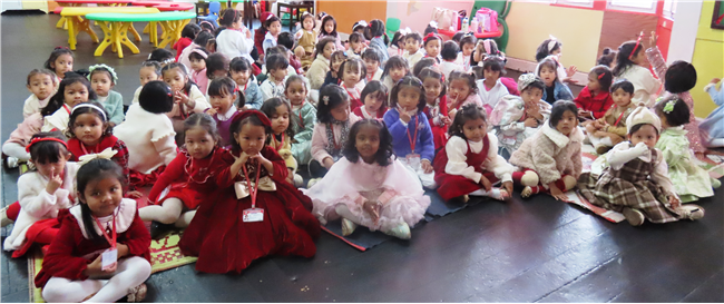 Pre-Christmas Celebration for Classes Pre-Nursery and Nursery Students