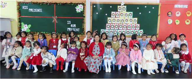 Pre-Christmas Celebration for Classes Pre-Nursery and Nursery Students