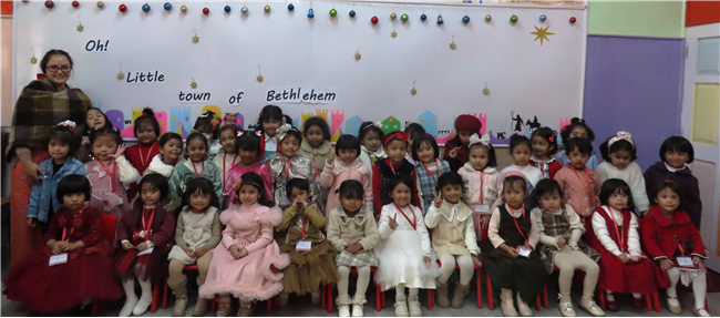 Pre-Christmas Celebration for Classes Pre-Nursery and Nursery Students