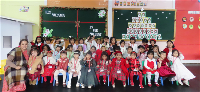 Pre-Christmas Celebration for Classes Pre-Nursery and Nursery Students
