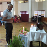 A solemn prayer service
